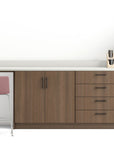 AIS CaseWorks modular cabinetry in work lounge