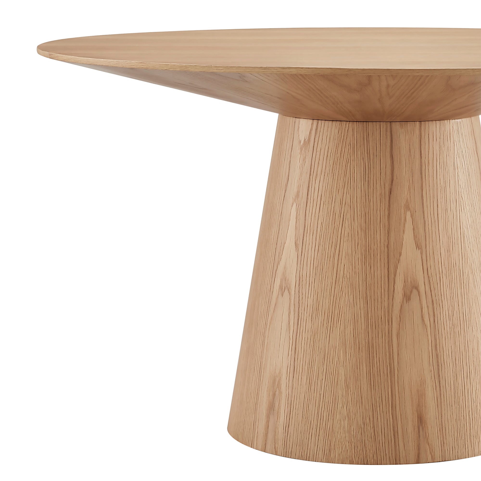 Wesley 53" Wood Veneer Round Table - Kansas City Office Furniture