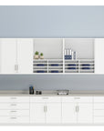 AIS CaseWorks cabinetry in mailroom configuration