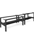 Height Adjustable 4-Pod Benching Workstation - Kansas City Office Furniture
