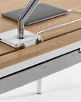 Humanscale eFloat Quattro Cable Manager | Under-Desk Leather Cable Basket — View 2. Kansas City Office Design.
