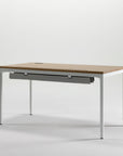 Humanscale eFloat Quattro Cable Manager | Under-Desk Leather Cable Basket — View 4. Kansas City Office Design.