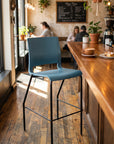 SitOnIt Rio Barstool in a Cafe. Kansas city office design.