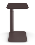 Front view of a Humanscale Float micro in a Burgundy Base with a Burgundy MDF top. Kansas City Office Design.