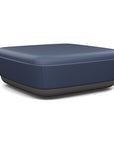 SitonIt Pasea Large Square Ottoman with Sapphire Vinyl Fabric. Kansas City Office Design.