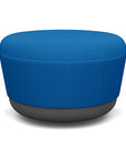SitonIt Pasea Mini Round Ottoman with Electric Blue Fabric. Kansas City Office Design.