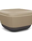 SitonIt Pasea Mini Square Ottoman with Pebble Vinyl Fabric. Kansas City Office Design.