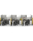 AIS Divi Panel Workstations, corporate cubicle system. Kansas City office furniture.