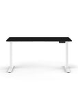 Humanscale eFloat Go 2.0 Sit-Stand Desk with black top and white base – Kansas City Office Design
