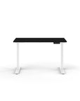 Humanscale eFloat Go 2.0 Sit-Stand Desk with black top and white base – Kansas City Office Design