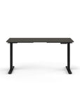 Humanscale eFloat Go 2.0 Sit-Stand Desk with grey top and black base – Kansas City Office Design