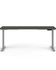 Humanscale eFloat Go 2.0 Sit-Stand Desk with grey top and silver base – Kansas City Office Design