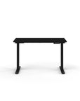 Humanscale eFloat Go 2.0 Sit-Stand Desk with black top and black base – Kansas City Office Design