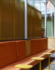 Mello Yellow Allermuir Host Laptop Tables in a restaurant - Kansas City Office Furniture
