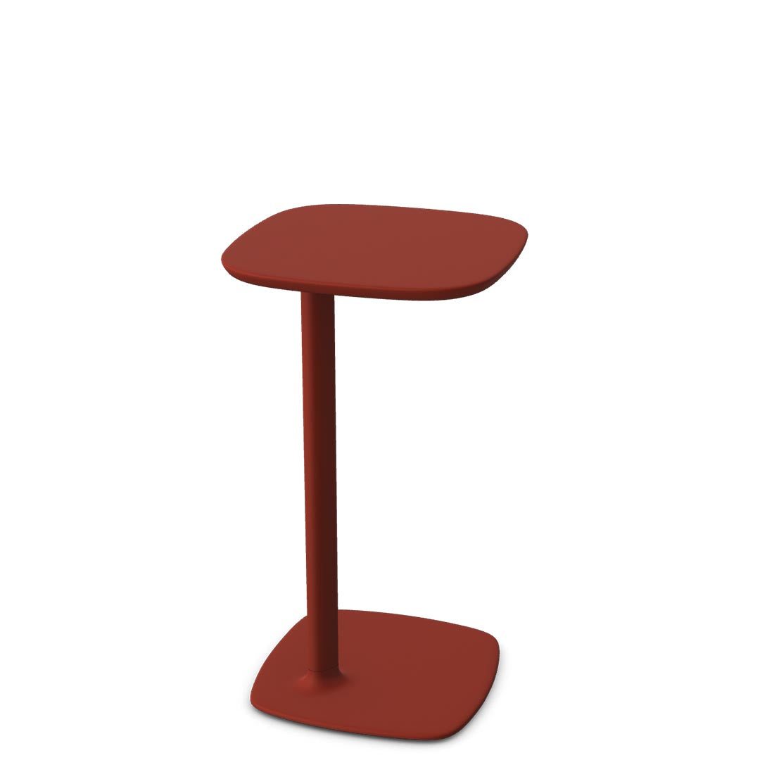 Allermuir Host Laptop Table in Orange Crush – Compact Modern Design by Kansas City Office Design