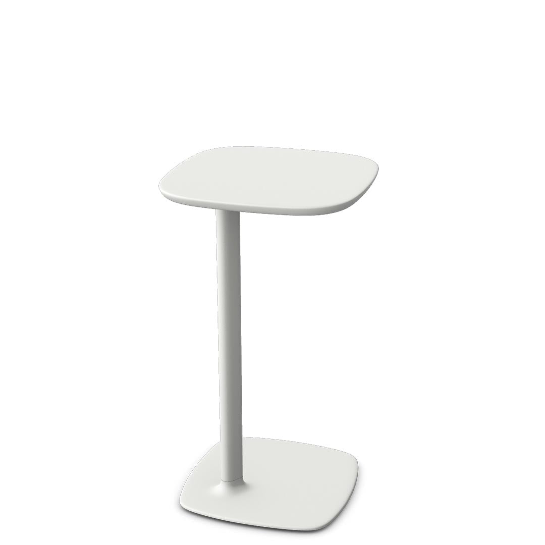 Allermuir Host Laptop Table in White – Compact Modern Design by Kansas City Office Design