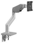 Humanscale M10 single monitor arm silver finish. Front view. Kansas City Office Furniture.