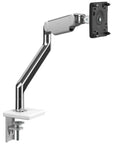 Humanscale M2.1 single monitor arm polished aluminum finish. Kansas City Office Design.