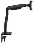 Humanscale M2.1 single monitor arm black finish. Side View. Kansas City Office Design.