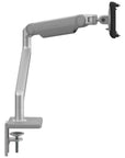 Humanscale M2.1 single monitor arm silver finish. Side View. Kansas City Office Design.