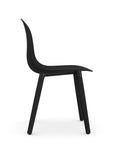 Allermuir Kin Side Chair with Wood Legs