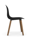Allermuir Kin Side Chair with Wood Legs