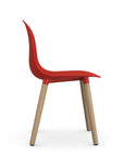 Allermuir Kin Side Chair with Wood Legs