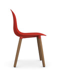 Allermuir Kin Side Chair with Wood Legs
