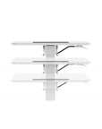AIS Sit-to-Stand Mobile Desk with casters. Height adjustable standing desk. Kansas City office furniture.