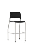 Pierce Multi-Purpose Stackable Bar Stool. Black. Kansas City Office furniture.