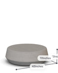 Friant Pog 2 Ottoman, Large. Lounge seating and accessories. Kansas City office furniture.