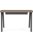 Reya Office Desk with Angled Metal Legs - Kansas City Office Furniture