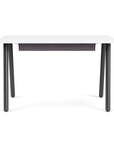 Reya Office Desk with Angled Metal Legs - Kansas City Office Furniture