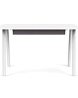 Reya Office Desk with Angled Metal Legs - Kansas City Office Furniture