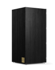 Side of Black Room Phone Booth, soundproof privacy pod with built-in desk. Kansas City Office Furniture