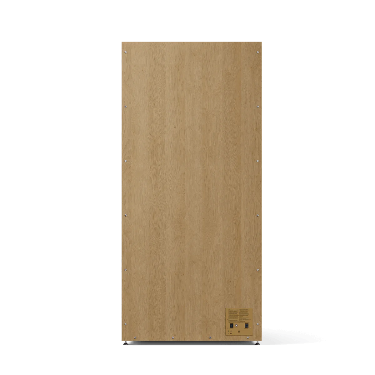 Back view of a White Room Phone Booth, a soundproof privacy pod with a built-in desk. Kansas City Office Furniture