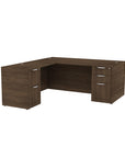 Storlie Classic L Shaped Double Pedestal Office Desk. 36 x 72 Work Surface with 24 x 48 Return. L Desk. Box Box File and File File Storage. BBF and FF drawers. Kansas City Office Furniture.