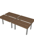 Height Adjustable 4-Pod Benching Workstation - Kansas City Office Furniture