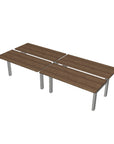 Height Adjustable 4-Pod Benching Workstation - Kansas City Office Furniture