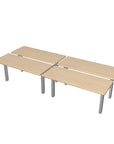 Height Adjustable 4-Pod Benching Workstation - Kansas City Office Furniture