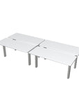 Height Adjustable 4-Pod Benching Workstation - Kansas City Office Furniture