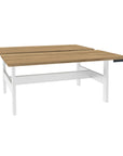Height Adjustable 4-Pod Benching Workstation - Kansas City Office Furniture