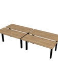 Height Adjustable 4-Pod Benching Workstation - Kansas City Office Furniture