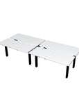 Height Adjustable 4-Pod Benching Workstation - Kansas City Office Furniture