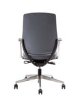 Auburn Conference Chair with Black fabric seat & back, polished aluminum frame. Ergonomic Desk chair Kansas City, Missouri.
