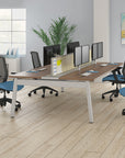 Ergonomic Desk Chairs around workstation desk. Kansas City.