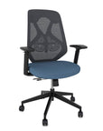 Brookside Mesh Back Desk Chair in sky blue. Kansas City Office Design and Furniture.