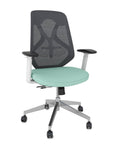Brookside Mesh Back Desk Chair in sea foam. Kansas City Office Design and Furniture.