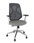 Brookside Mesh Back Desk Chair in grey. Kansas City office design and furniture.