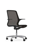 Mesh Conference Chair. Black Mesh. Desk Chairs. Kansas City Office Furniture.